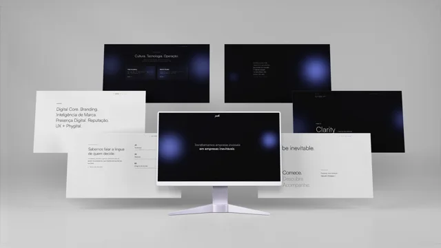 Aplicação da identidade Peek em website